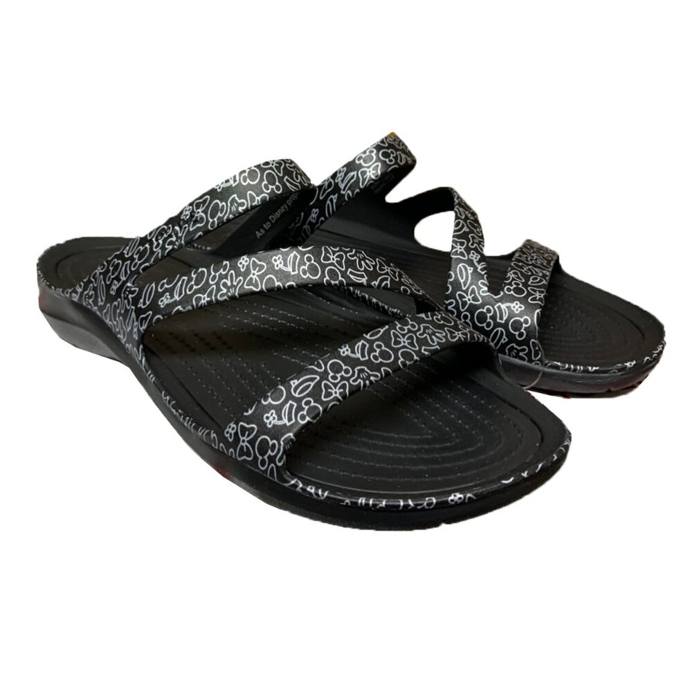 Good Used Condition Minnie Mouse Swiftwater Crocs